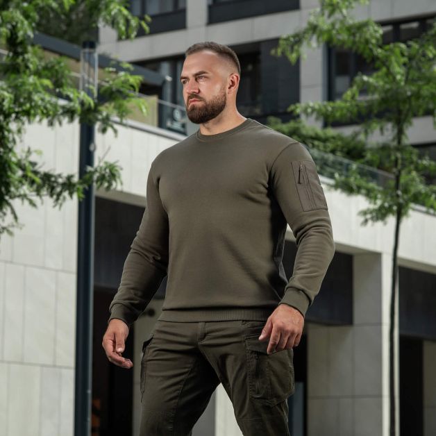 M-Tac світшот Nylon Pocket Cotton Hard Ranger Green