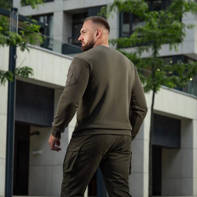 M-Tac світшот Nylon Pocket Cotton Hard Ranger Green