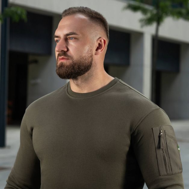 M-Tac світшот Nylon Pocket Cotton Hard Ranger Green