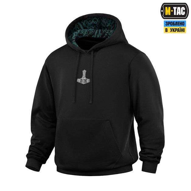 M-Tac кофта Hoodie Ragnarok Cotton Hard Black