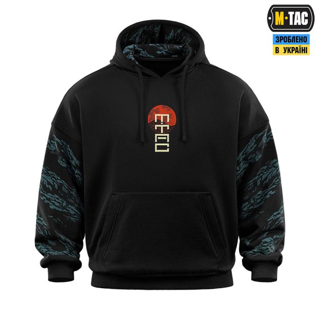 M-Tac кофта Hoodie Two samurai Oversize Cotton Hard Black