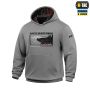 M-Tac кофта Hoodie Чорні Запорожці Cotton Hard Light Grey