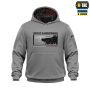 M-Tac кофта Hoodie Чорні Запорожці Cotton Hard Light Grey