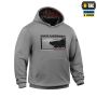 M-Tac кофта Hoodie Чорні Запорожці Cotton Hard Light Grey