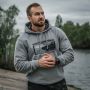 M-Tac кофта Hoodie Чорні Запорожці Cotton Hard Light Grey