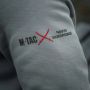 M-Tac кофта Hoodie Чорні Запорожці Cotton Hard Light Grey