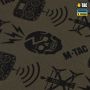 M-Tac шарф-труба микрофлис Drone Pattern Dark Olive