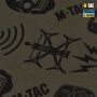 M-Tac шарф-труба микрофлис Drone Pattern Dark Olive