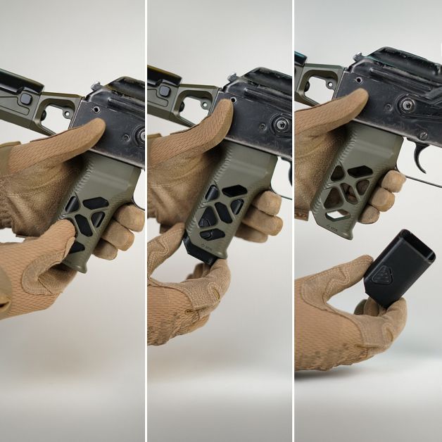 Крук Ручка пистолетная AK OD Green (9U081)
