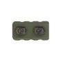 Крук Рейка Пікатінні на 3 слоти із кріпленням стандарту  M-Lok OD Green (9012)