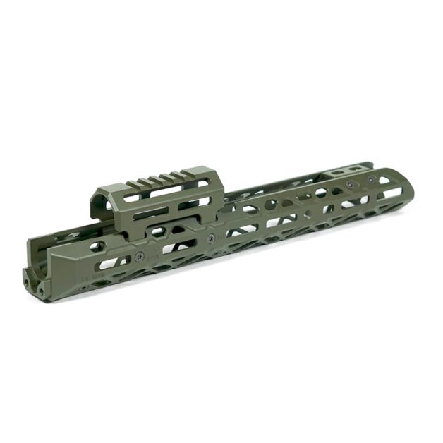 Крук цевье для АК длинное с креплением M-Lok и коротким мостом OD Green (1U004A)