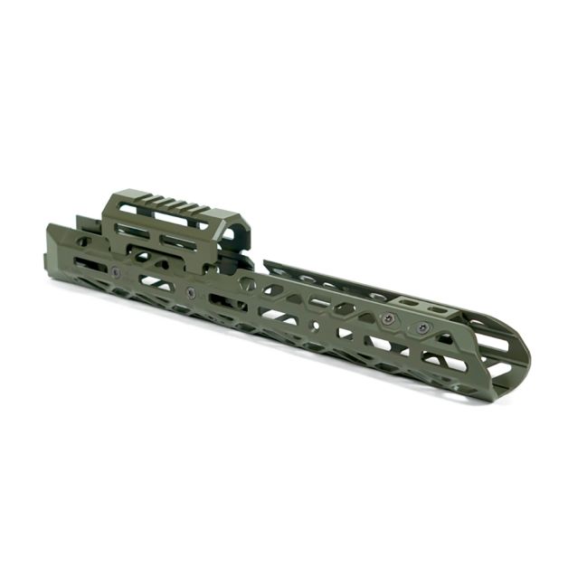 Крук цевье для АК длинное с креплением M-Lok и коротким мостом OD Green (1U004A)