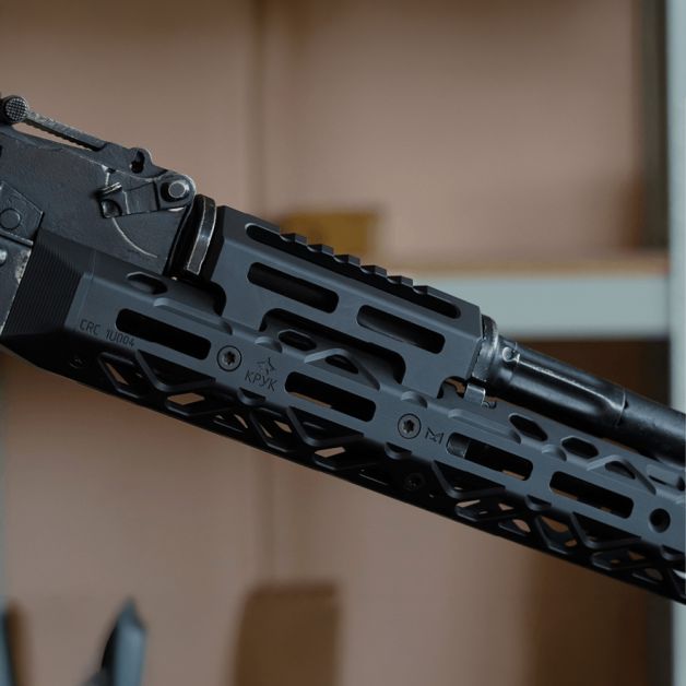 Крук цевье для АК длинное с креплением M-Lok и коротким мостом OD Green (1U004A)