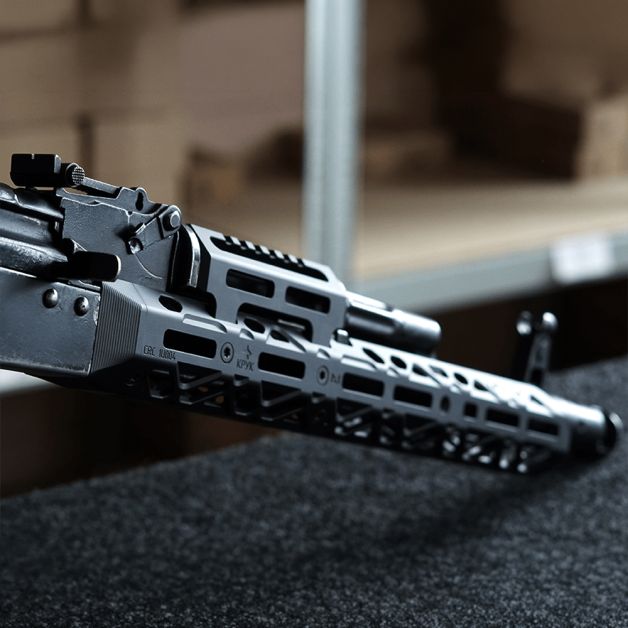 Крук цевье для АК длинное с креплением M-Lok и коротким мостом OD Green (1U004A)