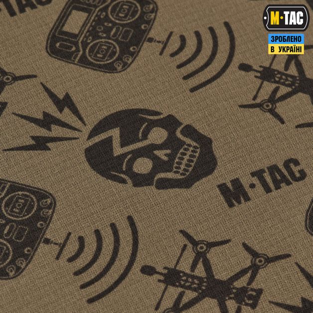 M-Tac шарф-труба микрофлис Drone Pattern Tan