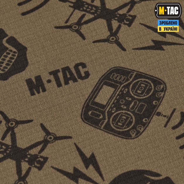 M-Tac шарф-труба микрофлис Drone Pattern Tan