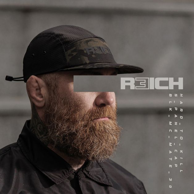 R3ICH бейсболка 5-панельная mate 3D Multicam Black