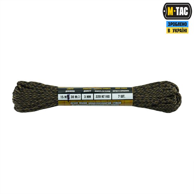 M-Tac паракорд 475 15m Tiger Stripe