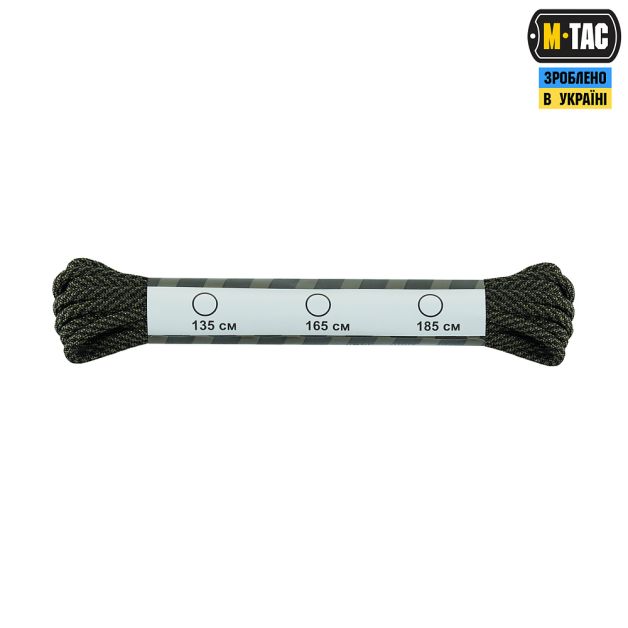 M-Tac шнурки Mil-Spec Nylon Black/Od Green
