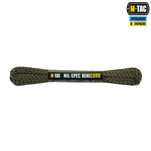M-Tac паракорд Minicord Mil-Spec 15m Woodland Marpat