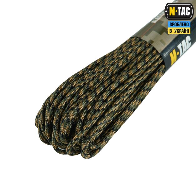 M-Tac паракорд Minicord Mil-Spec 15m Woodland Marpat