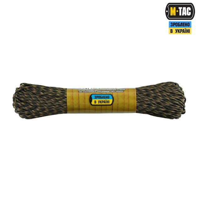 M-Tac паракорд 475 30m Woodland Marpat