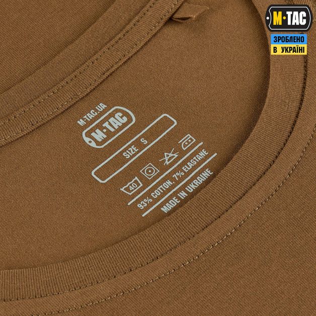 M-Tac футболка 93/7 Summer Comfort Fit Coyote Brown