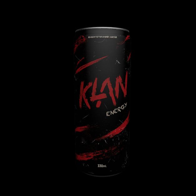 Напій енергетичний Klan Energy, безалкогольний сильногазований 0,33л