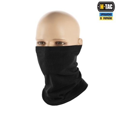 M-Tac шарф-труба микрофлис рип-стоп Black