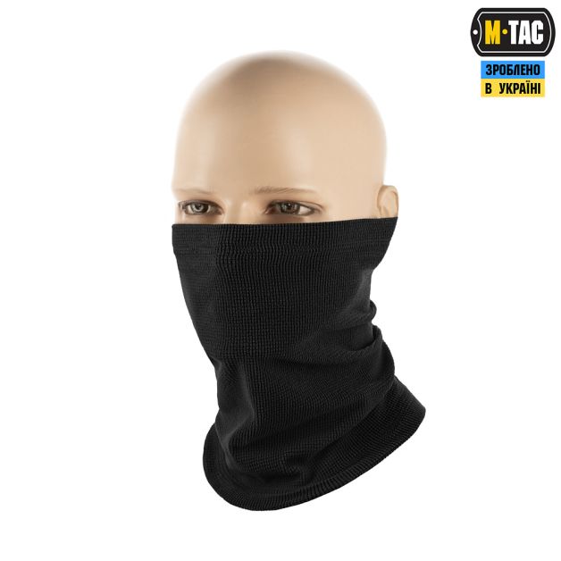 M-Tac шарф-труба микрофлис рип-стоп Black