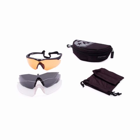 Revision очки StingerHawk Black Frame 3 Lens Kit Large