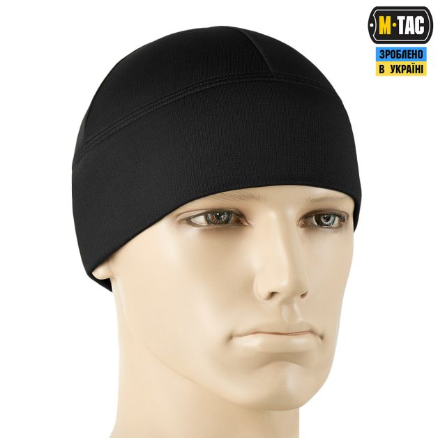 M-Tac шапка-подшлемник микрофлис рип-стоп Black