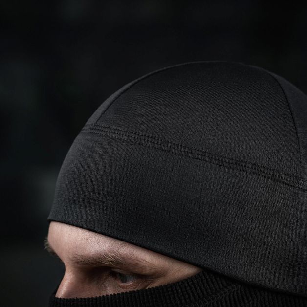 M-Tac шапка-подшлемник микрофлис рип-стоп Black