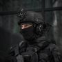 M-Tac шапка-подшлемник микрофлис рип-стоп Black