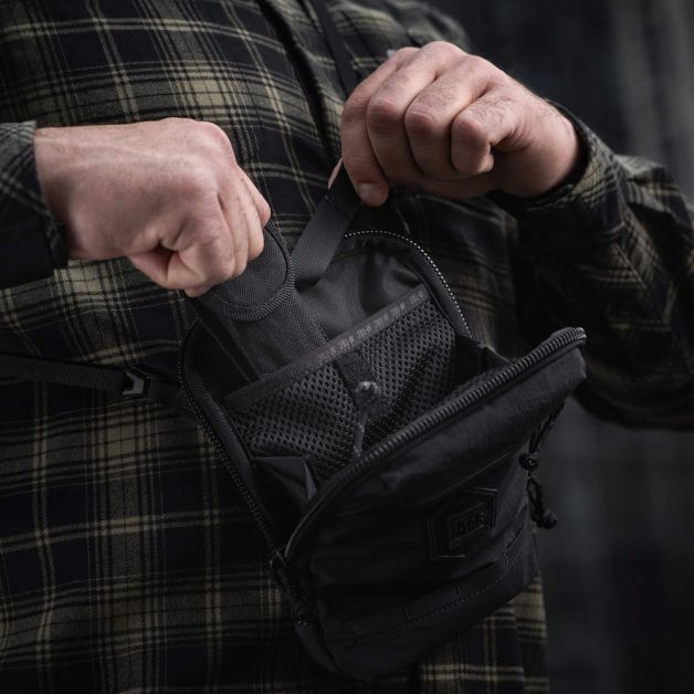 M-Tac сумка Pocket Bag Hardsling Lite-C Elite Black