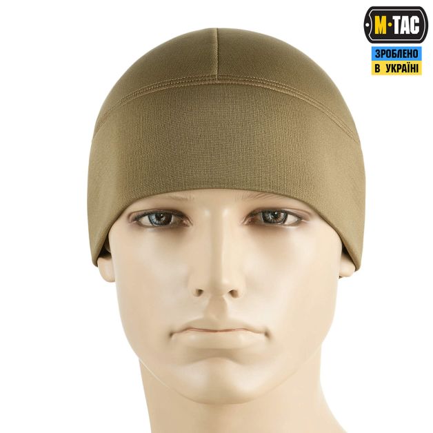 M-Tac шапка-підшоломник мікрофліс ріп-стоп Tan