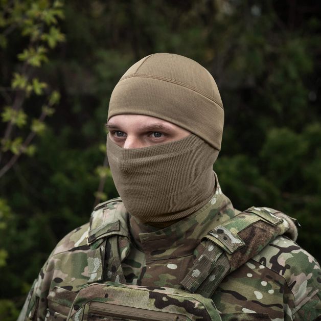 M-Tac шапка-підшоломник мікрофліс ріп-стоп Tan