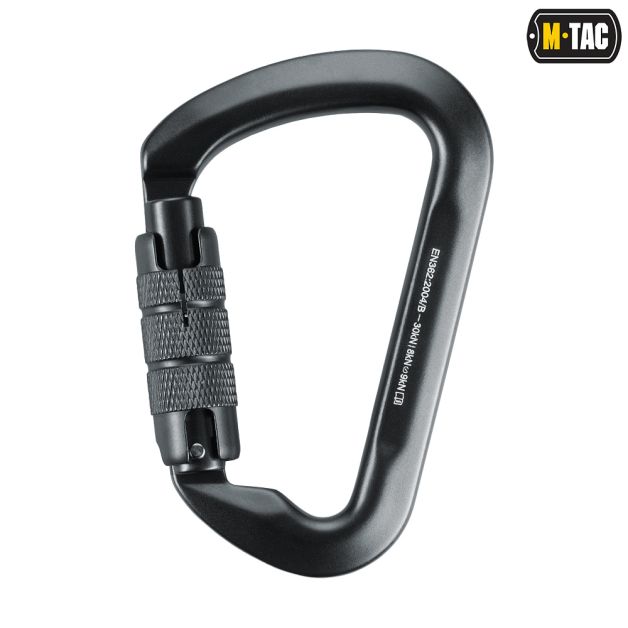 M-Tac карабін 10 см с байонетною муфтою Keylock Grey