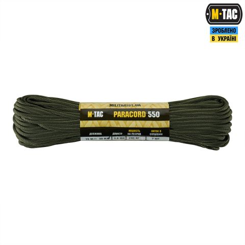 M-Tac паракорд 550 type III 30m Ranger Green