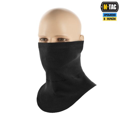 M-Tac шарф-труба анатомический микрофлис рип-стоп Black