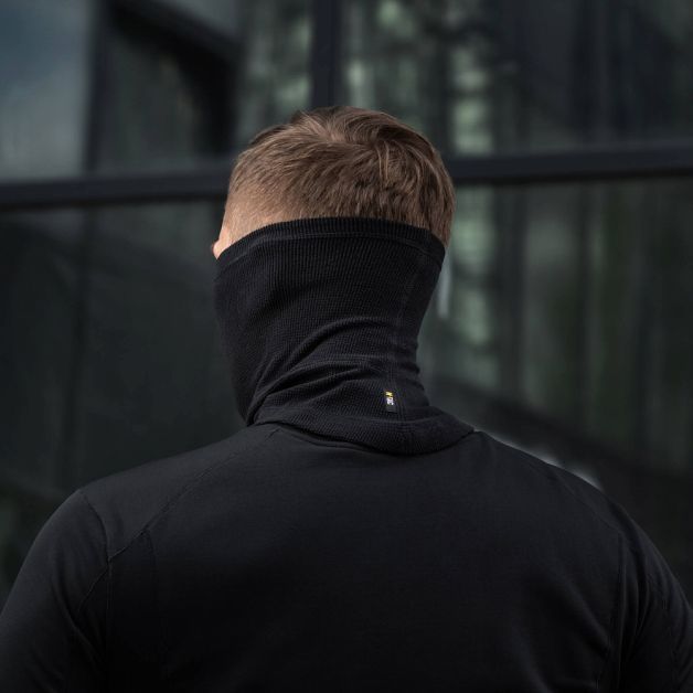 M-Tac шарф-труба анатомічний мікрофліс ріп-стоп Black