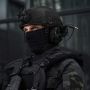 M-Tac шарф-труба анатомічний мікрофліс ріп-стоп Black