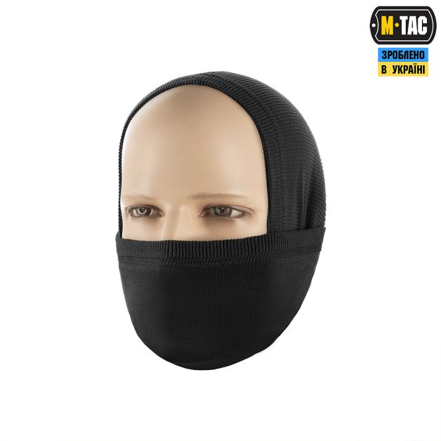 M-Tac шарф-труба длинный микрофлис рип-стоп Black