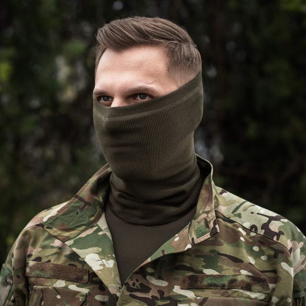 M-Tac шарф-труба микрофлис рип-стоп Dark Olive