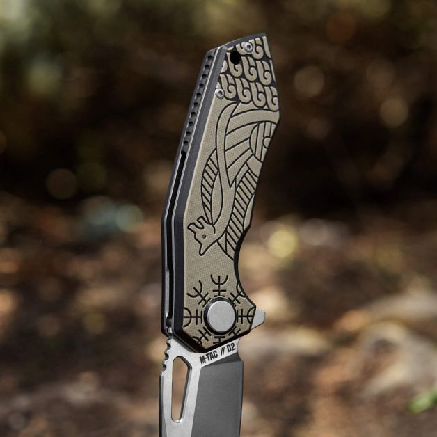 M-Tac нож складной Type 12 Scandinavian Stonewash Black/Sand