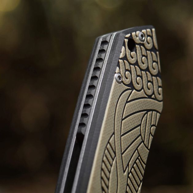 M-Tac нож складной Type 12 Scandinavian Stonewash Black/Sand