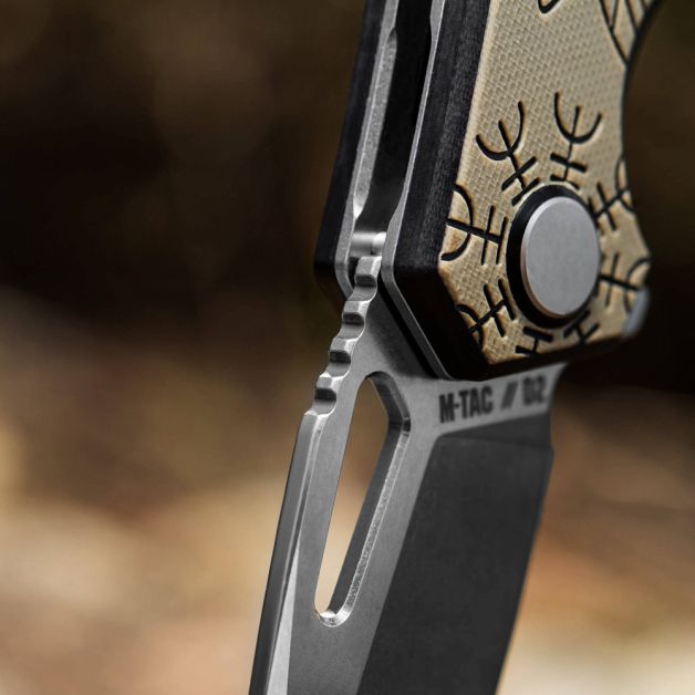 M-Tac нож складной Type 12 Scandinavian Stonewash Black/Sand
