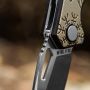 M-Tac нож складной Type 12 Scandinavian Stonewash Black/Sand