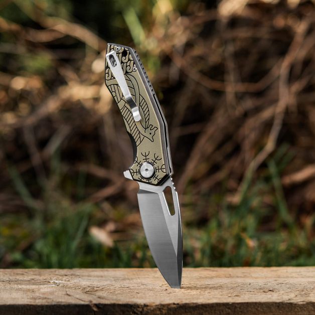 M-Tac ніж складний Type 12 Scandinavian Black/Sand