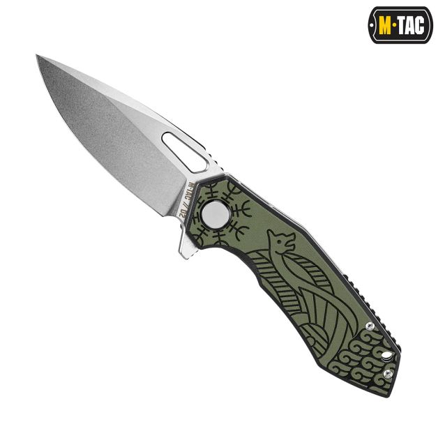 M-Tac нож складной Type 12 Scandinavian Stonewash Black/Olive